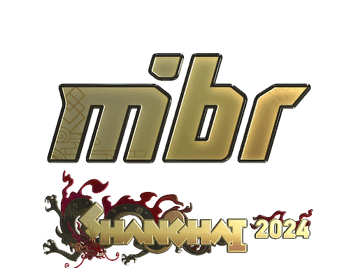 MIBR (Gold) CS2 Sticker