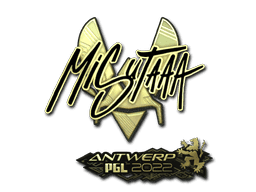 misutaaa (Gold) CS2 Sticker