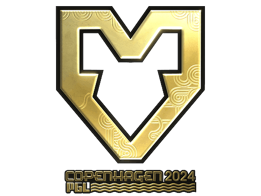 MOUZ (Gold) CS2 Sticker