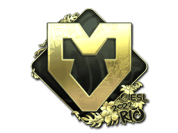 MOUZ (Gold) CS2 Sticker