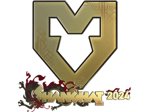 MOUZ (Gold) CS2 Sticker