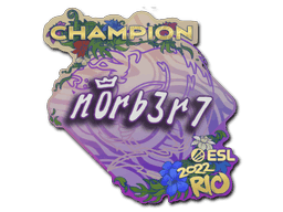 n0rb3r7 (Champion) CS2 Sticker