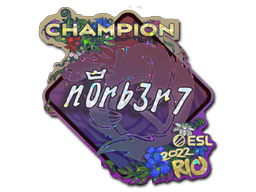 n0rb3r7 (Glitter, Champion) CS2 Sticker