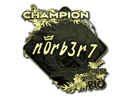 n0rb3r7 (Gold, Champion) CS2 Sticker