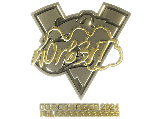 n0rb3r7 (Gold) CS2 Sticker