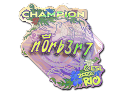 n0rb3r7 (Holo, Champion) CS2 Sticker