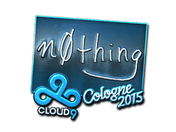 n0thing (Foil) CS2 Sticker