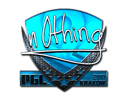 n0thing (Foil) CS2 Sticker