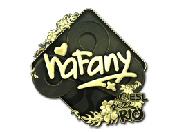 nafany (Gold) CS2 Sticker