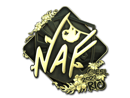 NAF (Gold) CS2 Sticker