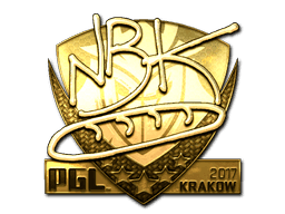 NBK- (Gold) CS2 Sticker