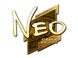 NEO (Gold) CS2 Sticker