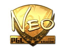 NEO (Gold) CS2 Sticker