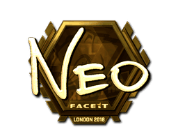 NEO (Gold) CS2 Sticker