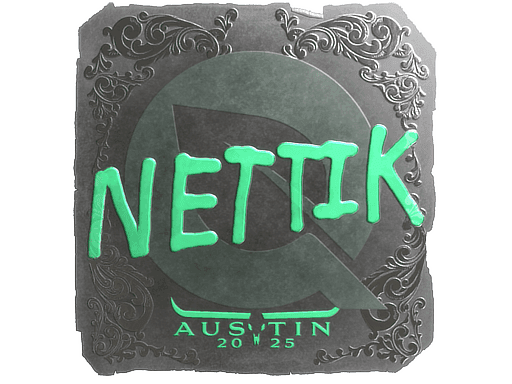 nettik (Foil) CS2 Sticker