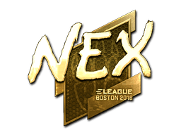nex (Gold) CS2 Sticker