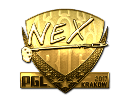 nex (Gold) CS2 Sticker