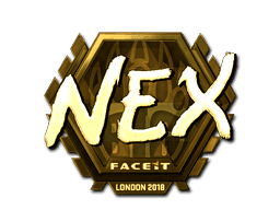 nex (Gold) CS2 Sticker