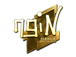 ngiN (Gold) CS2 Sticker