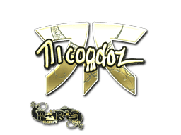 nicoodoz (Gold) CS2 Sticker