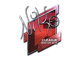 NiKo (Foil) CS2 Sticker