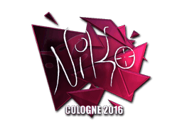 NiKo (Foil) CS2 Sticker