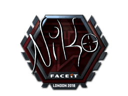 NiKo (Foil) CS2 Sticker