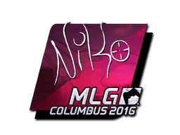 NiKo (Foil) CS2 Sticker