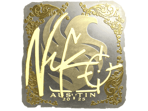 NiKo (Gold) CS2 Sticker