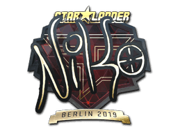 NiKo (Gold) CS2 Sticker