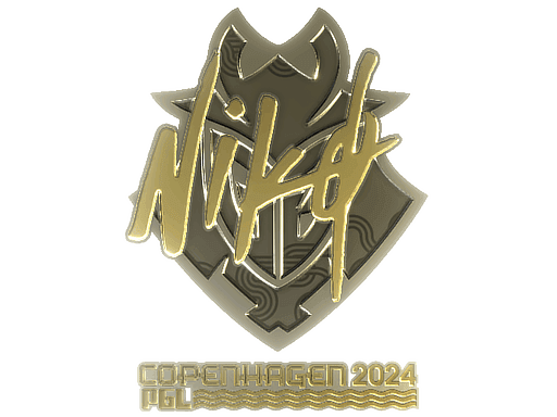 NiKo (Gold) CS2 Sticker