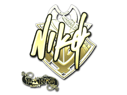 NiKo (Gold) CS2 Sticker