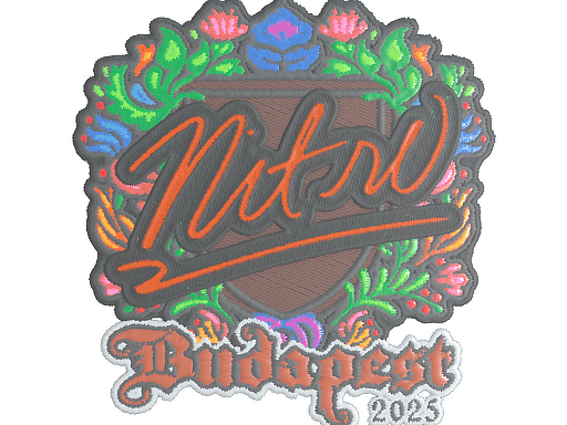 nitr0 (Embroidered) CS2 Sticker