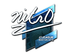 nitr0 (Foil) CS2 Sticker