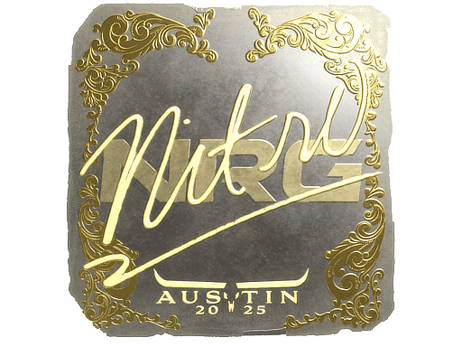 nitr0 (Gold) CS2 Sticker