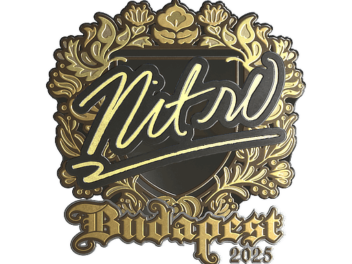 nitr0 (Gold) CS2 Sticker