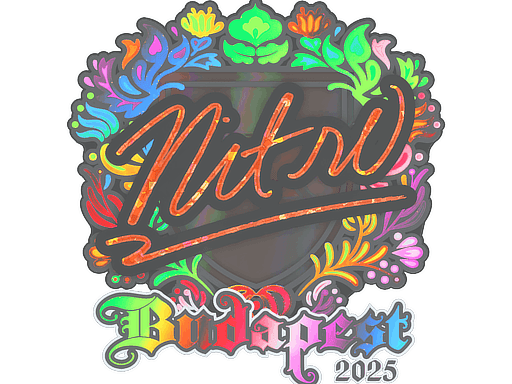 nitr0 (Holo) CS2 Sticker