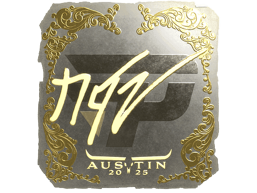 NQZ (Gold) CS2 Sticker