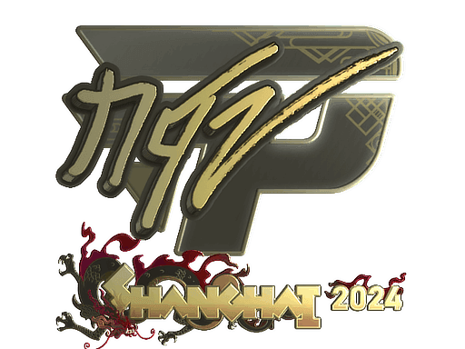 NQZ (Gold) CS2 Sticker