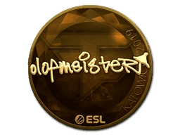 olofmeister (Gold) CS2 Sticker