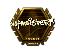 olofmeister (Gold) CS2 Sticker