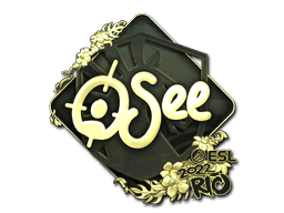 oSee (Gold) CS2 Sticker