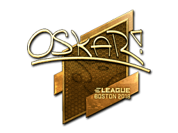 oskar (Gold) CS2 Sticker