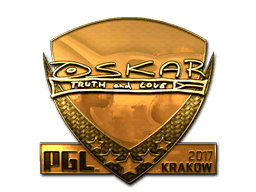 oskar (Gold) CS2 Sticker