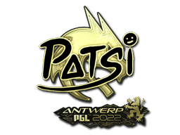 Patsi (Gold) CS2 Sticker