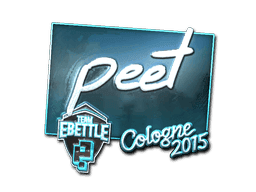 peet (Foil) CS2 Sticker