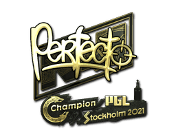 Perfecto (Gold) CS2 Sticker