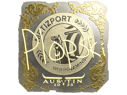 Plopski (Gold) CS2 Sticker