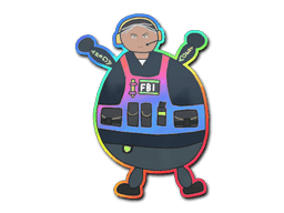 Poorly Drawn Ava (Holo) CS2 Sticker
