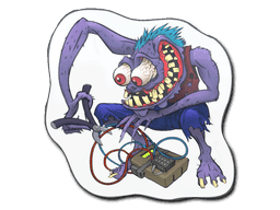 Purple Bombster CS2 Sticker